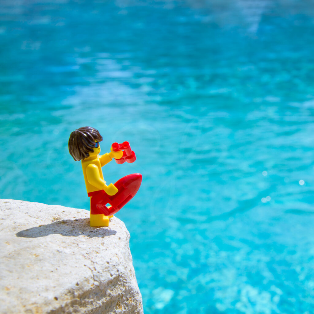 Lego Sauveteur à la piscine