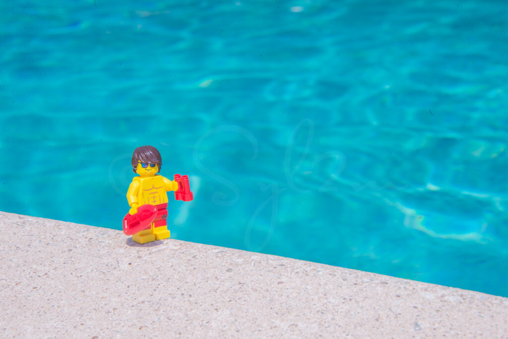 Lego Sauveteur à la piscine