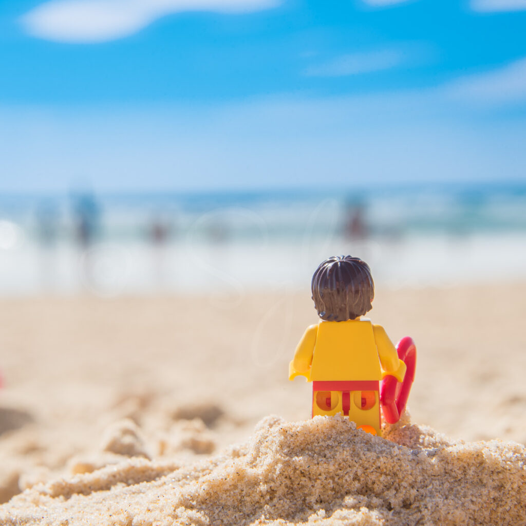 Lego Sauveteur sur la plage