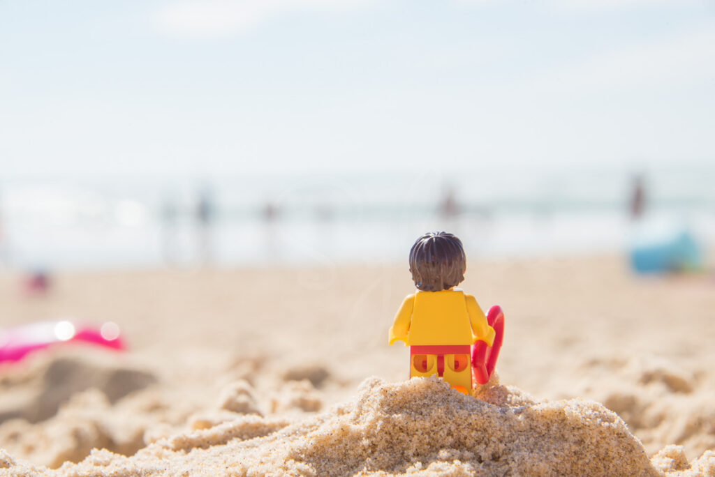 Lego Sauveteur sur la plage