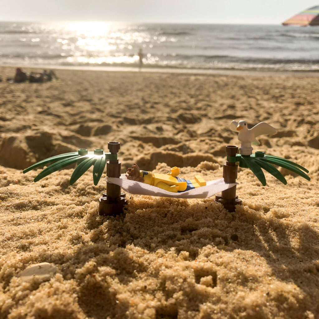 Lego en vacances à la plage