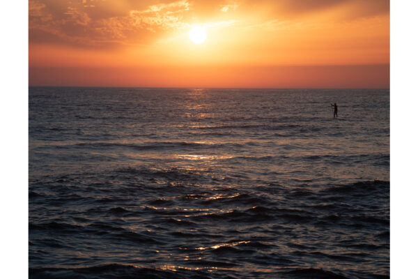 Paddle au coucher du soleil