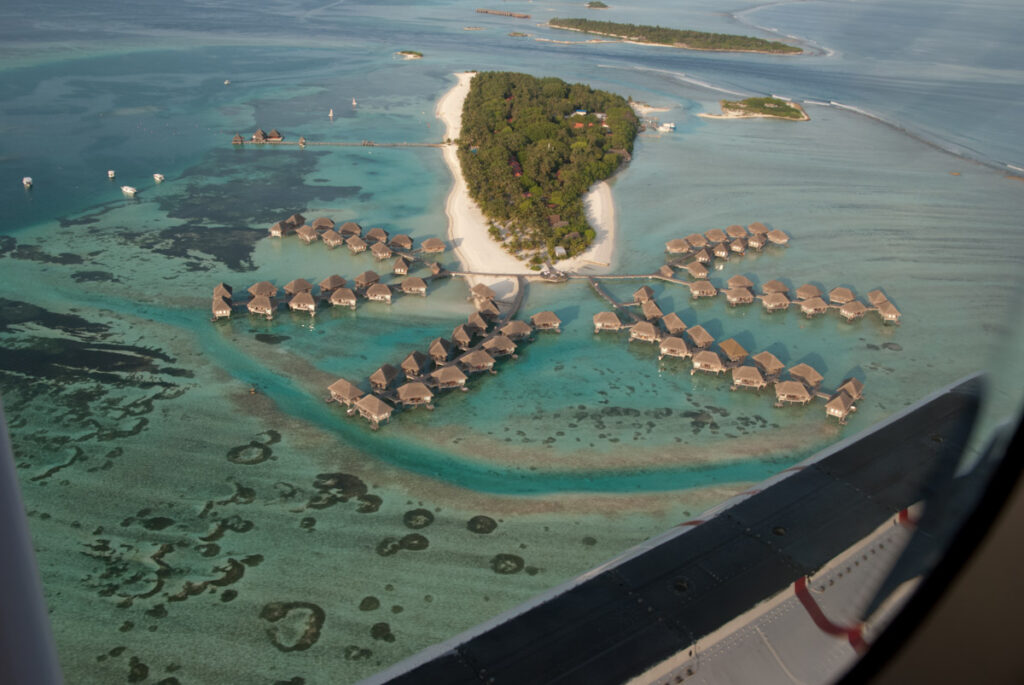 Kani Maldives vue d'avion