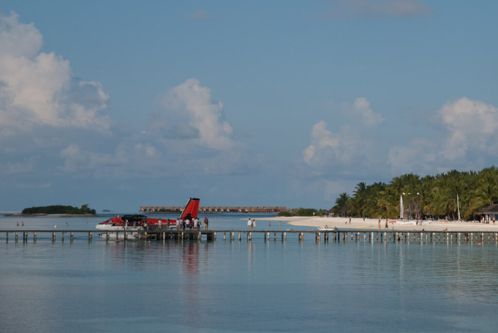 Accès à l'hydravion - Kani Maldives